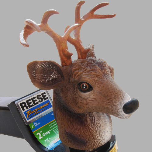Whitetail Deer Buck Trailer Hitch Ball Cover