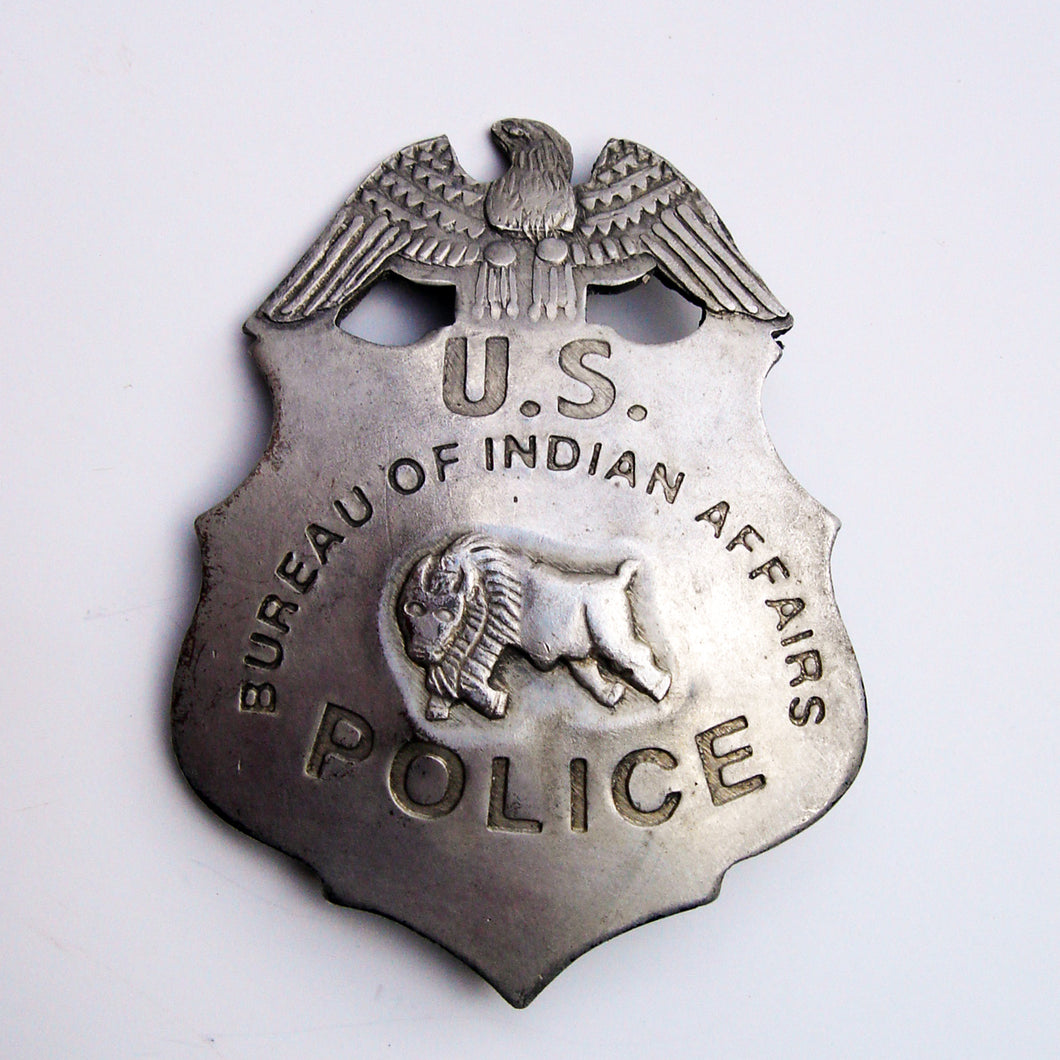 New Antique Bureau of Indian Affairs US Obsolete Police Sheriff Badge
