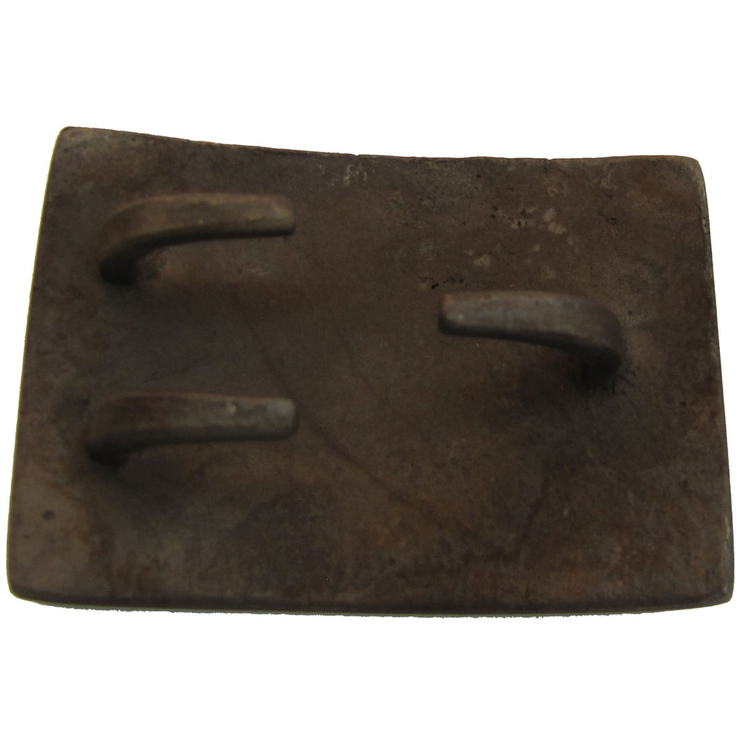 Antique Confederate Army Relic Brass CS Civil War Belt Buckle