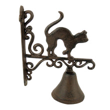 Rustic Metal Wall Mount Cat Door Bell