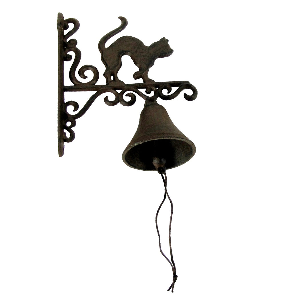 Rustic Metal Wall Mount Cat Door Bell