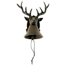 Metal Wall Mount 8 Point Antler Buck Call Bell