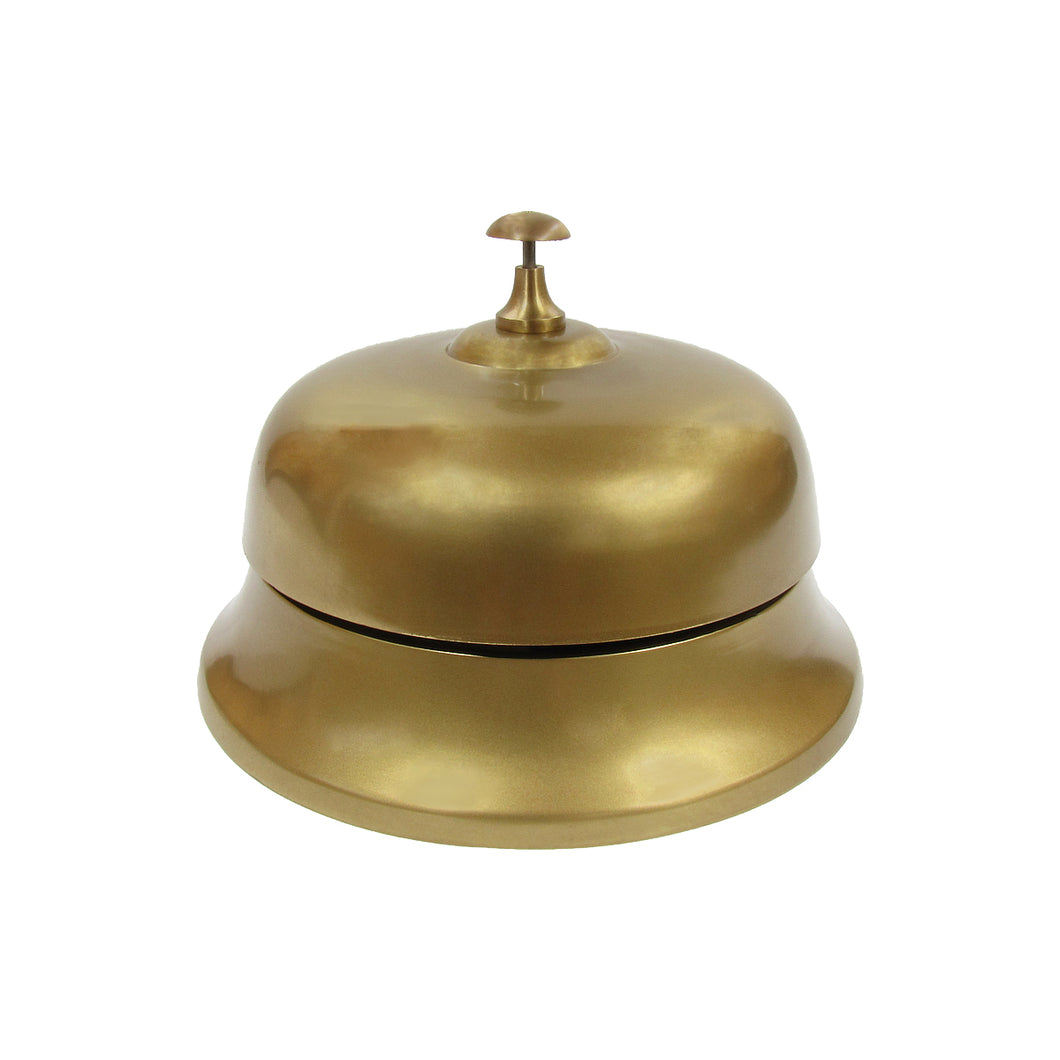 Huge Solid Brass Hotel Counter Service Desk Bell