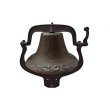 Large Vintage Style Cast Iron Swing Arm Steam Locomotive Bell