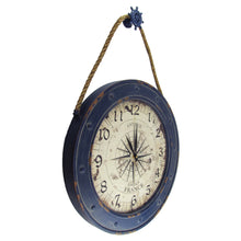Large 23" Nautical Rose Compass Wall Clock