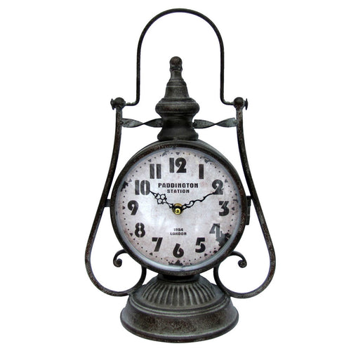 Paddington Train Station
Double Sided Indoor/Outdoor Railroad Lantern Style Clock