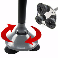 New Deluxe Triple Head Pivoting Base Walking Cane
