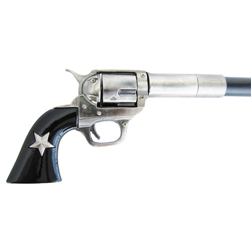 Texas Ranger Star Colt 45 Pistol Cane Or Walking Stick