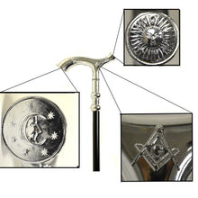 Freemason Walking Stick Master Free Mason Walking Cane with Masonic Seal