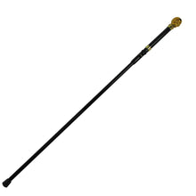 New Metal Gold Skull Walking Stick Cane