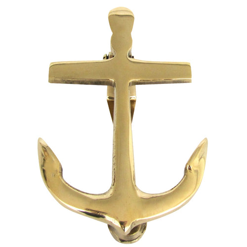 Solid Brass Anchor Coastal Decor Door Knocker