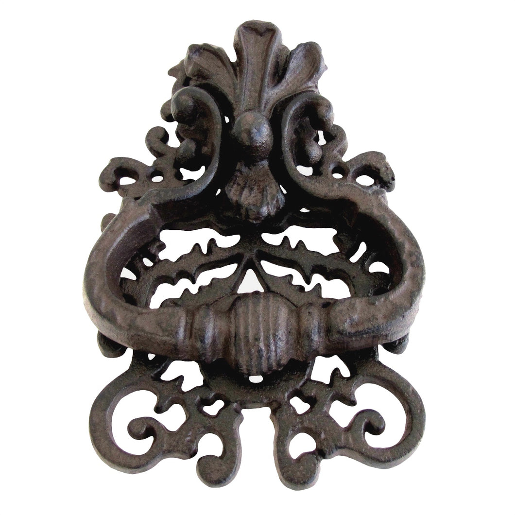French Country Doorknocker Ornate Architectural Scroll Door Knocker
