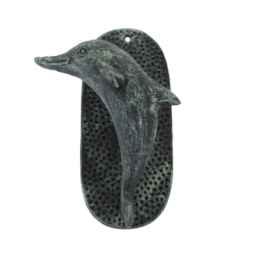Nautical Antiqued Dolphin Door Knocker