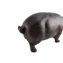 XL Metal Pig Farm Animal Door Stop Home Decor