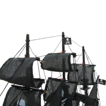 Wood Pirate Ship Model and Display Stand