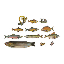 Retro Magnetic Fishing Kids Game Set