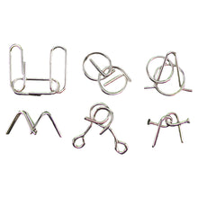 Metal Wire Magic Trick Brain Teaser Toy IQ Puzzles