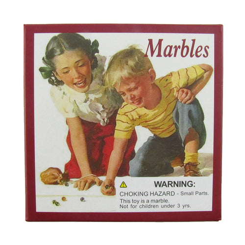 Vintage Game of Glass Marbles Box Set