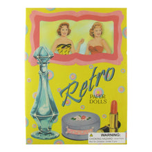 Vintage Style 50's Retro Set of 24 Paper Dolls