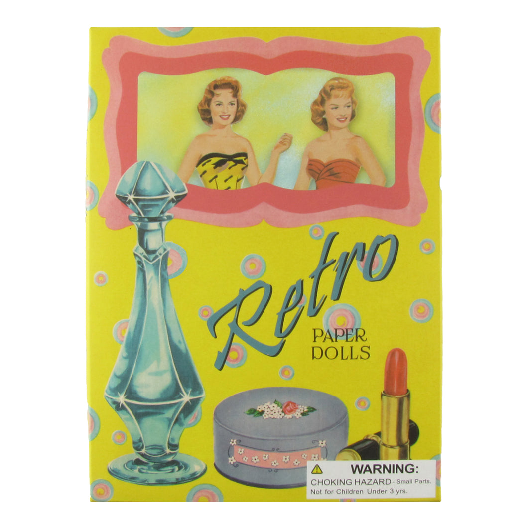 Vintage Style 50's Retro Set of 24 Paper Dolls