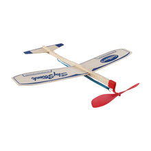 Sky Streak Propeller Powered Balsa Wood Plane Toy