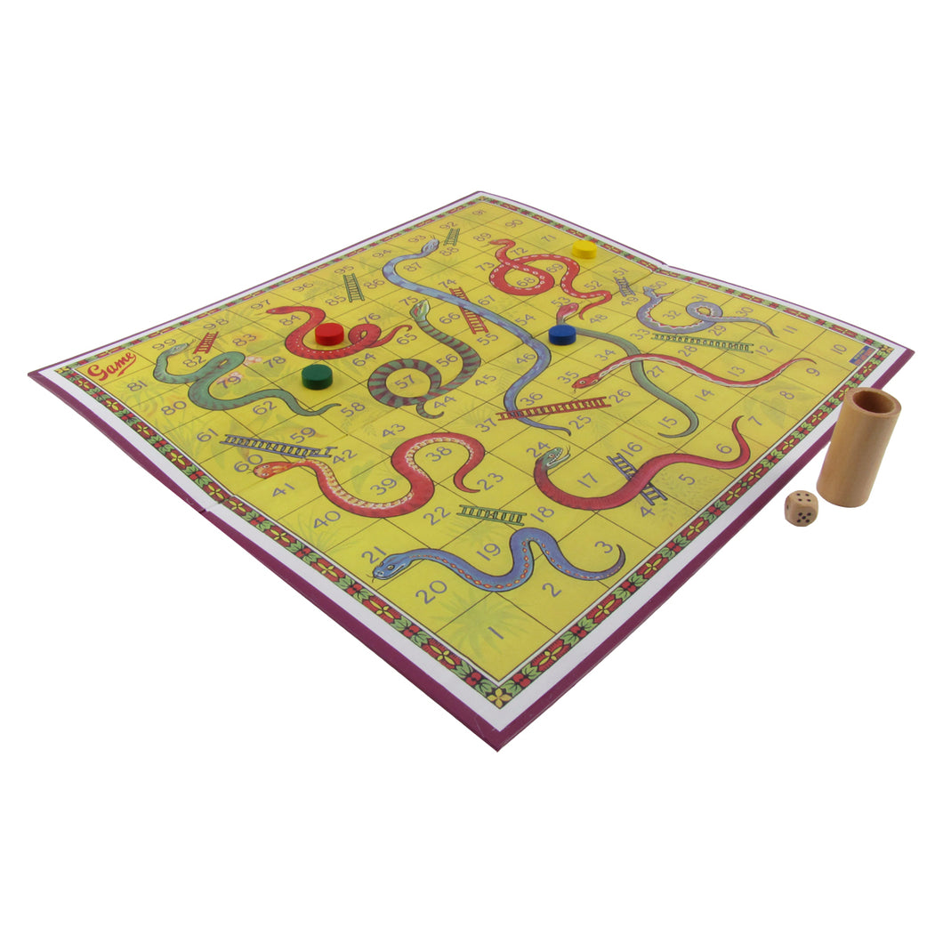 Classic Kids Snakes and Ladders Fun Board Game