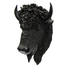 Resin North American Wild Bison Head Shoulder Bust