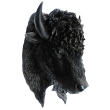 Resin North American Wild Bison Head Shoulder Bust