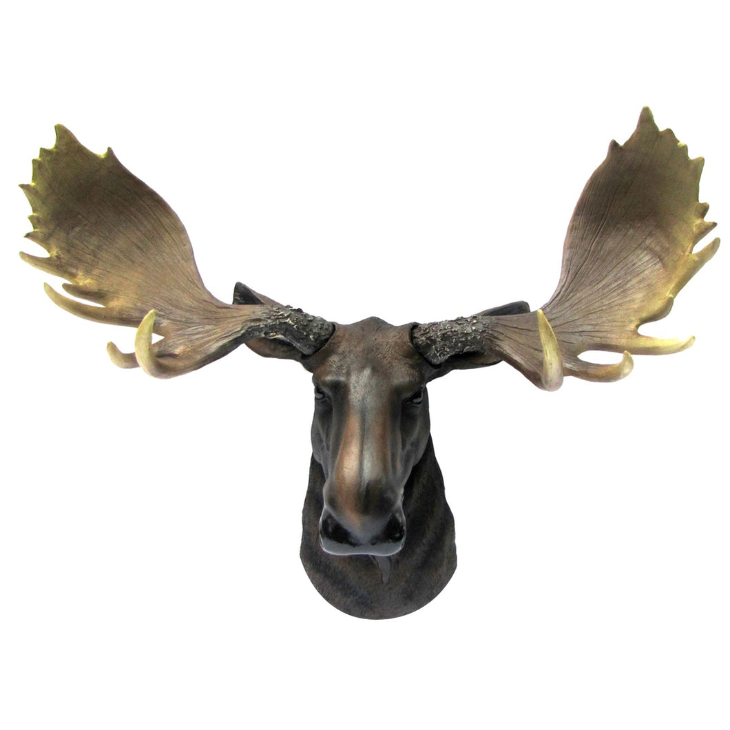 Fake Taxidermy North American Moose Shoulder Bust