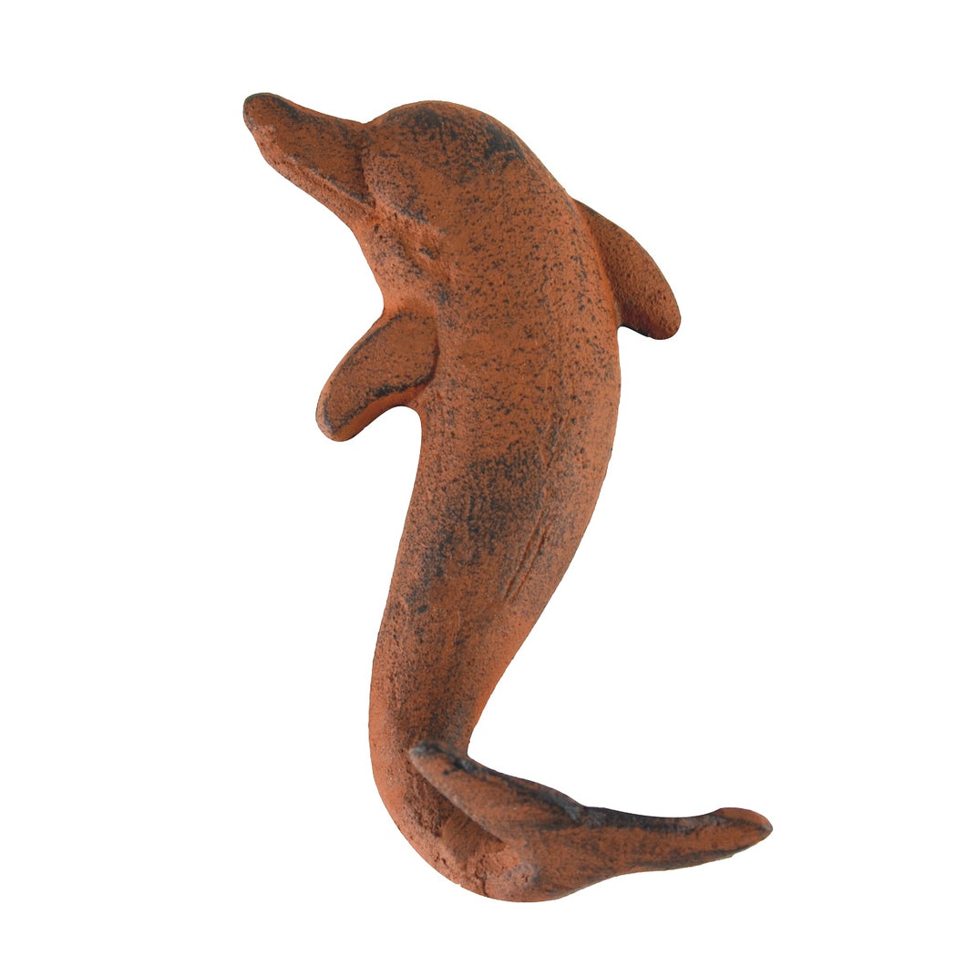 Nautical Metal Wall Mount Dolphin Tail Hook