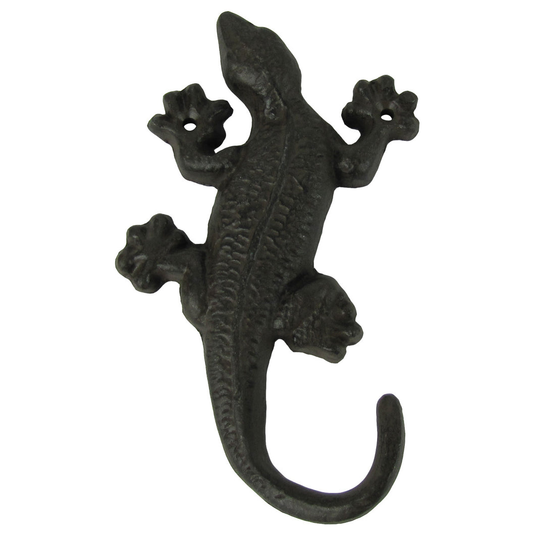 Metal Wall Mount Gecko Key Ring Hook
