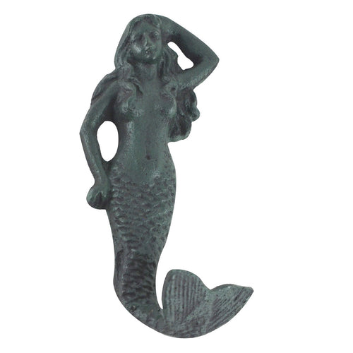 Metal Wall Mount Mermaid Towel Holder Home Decor Hook