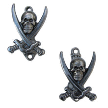 2 Wall Mount Jolly Roger Gun, Rifle, Pistol Hooks