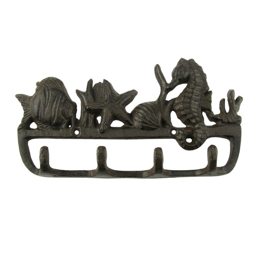Seaside Metal Wall Mount Hook for Coastal Home Decor