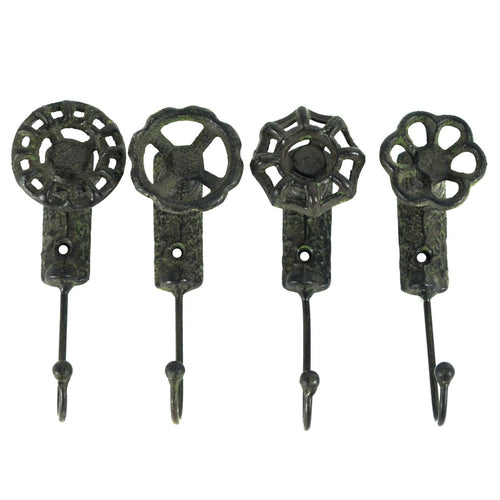 Antique Style Wall Mount Garden Faucet Handle Hooks