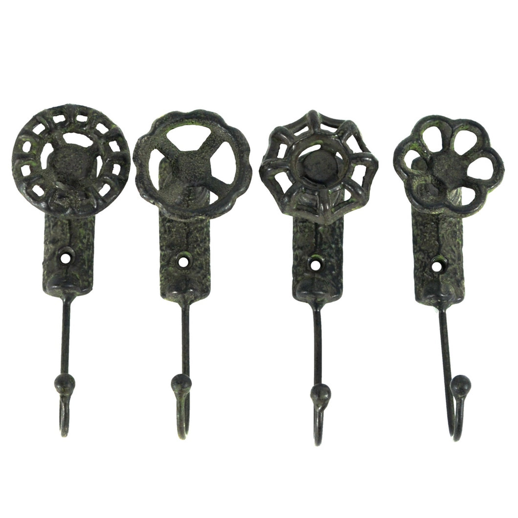 Antique Style Wall Mount Garden Faucet Handle Hooks