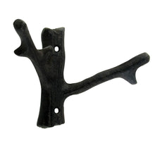 Metal Tree Branch Double Hook Wall Mount