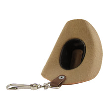 Natural Felt Western Cowboy Hat Car Keyring/Keychain/Purse Charm/Wedding Favor
