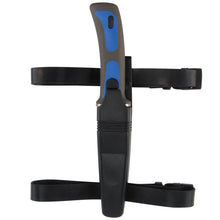 Blue SCUBA Dive Knife/Snorkeling Gear Equipment w/Sheath and Line Cutter Diving Knives
