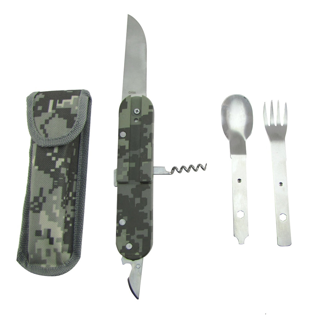 5 in 1 Multi Tool Camping Pocket Knife Emergency Survival Gear