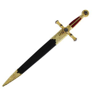 Mason Ceremonial Sword w/ Sheath
Featuring Masonic Square and Compasses