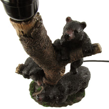 Black Bears with Cubs Table Lamp