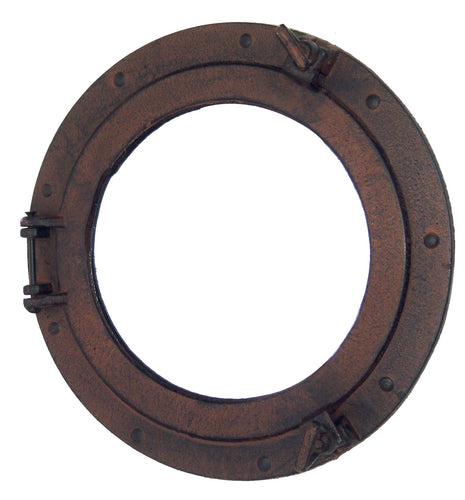 Metal Ship's Cabin Porthole Wall Mirror