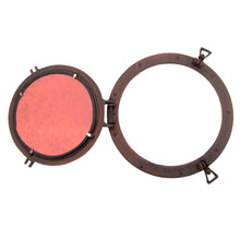 Metal Ship's Cabin Porthole Wall Mirror