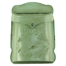 Embossed Metal Wall Mount US Mailbox