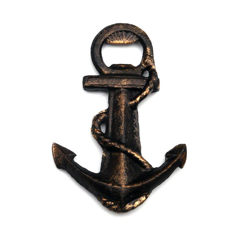 Cast Iron Ship Anchor Nautical Bottle Opener