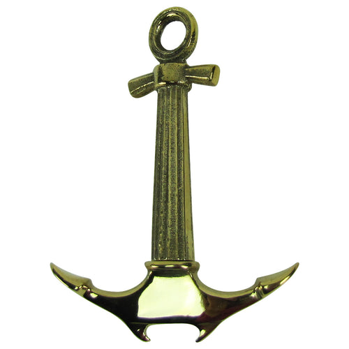 Solid Brass Ship's Anchor Wine/Beer Bottle Opener
