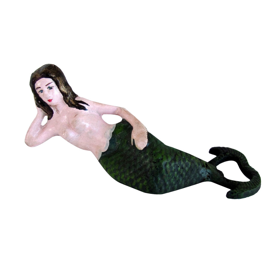Unique Cast Iron Mermaid Beer/Soda Bottle Opener