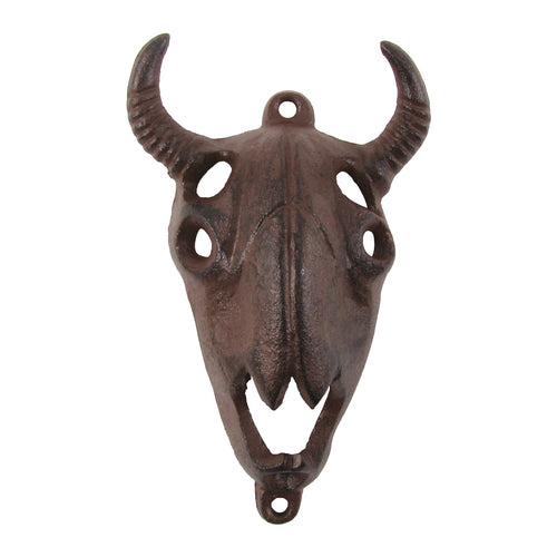 Metal Wall Mount Animal Skull Bottle Opener