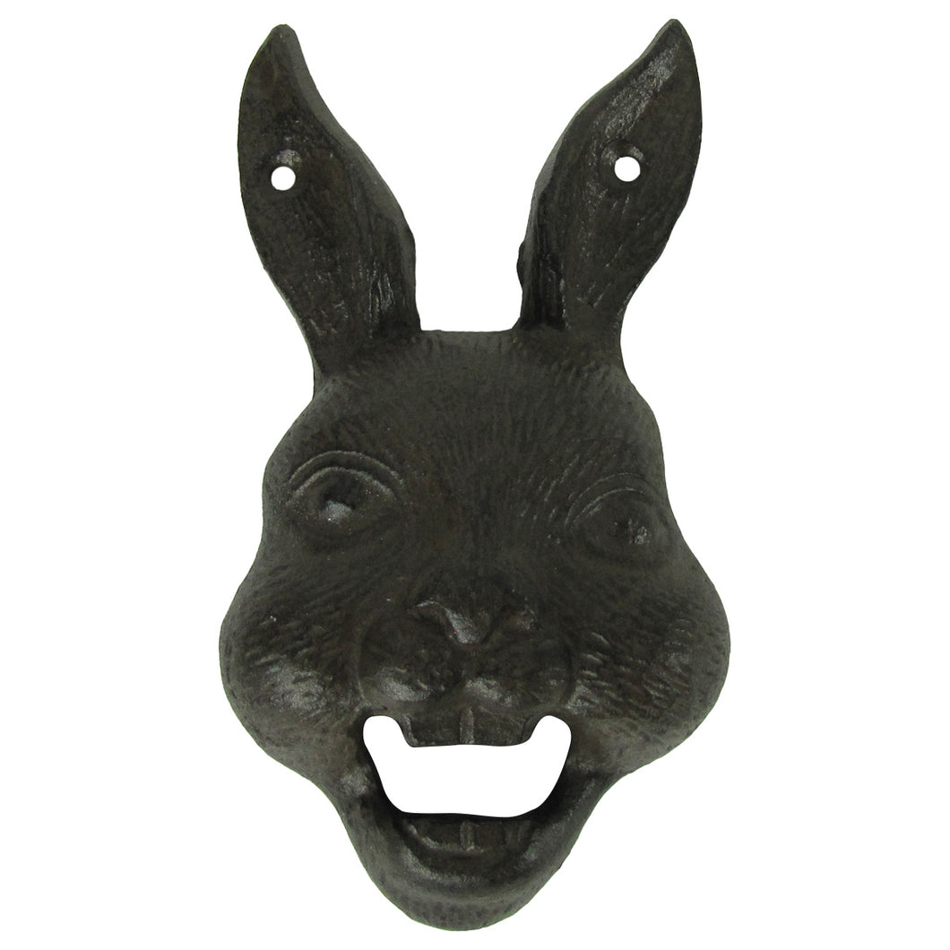 Rabbit Head Wall Mount Bottle Opener